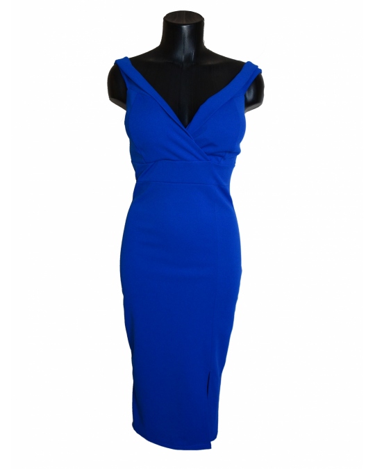 Modré elegantné šaty 10ks